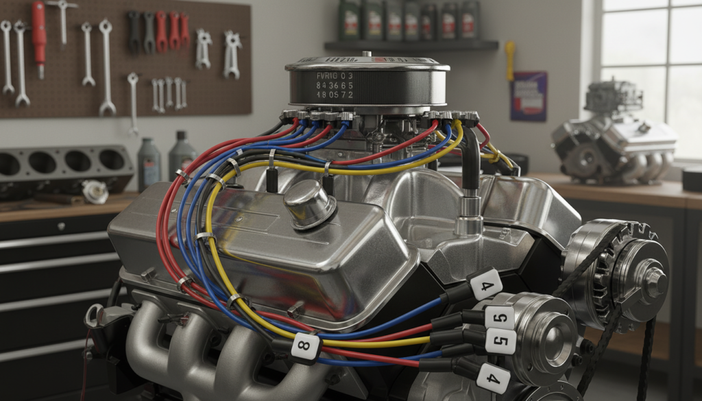 route spark plug wires route spark plug wires