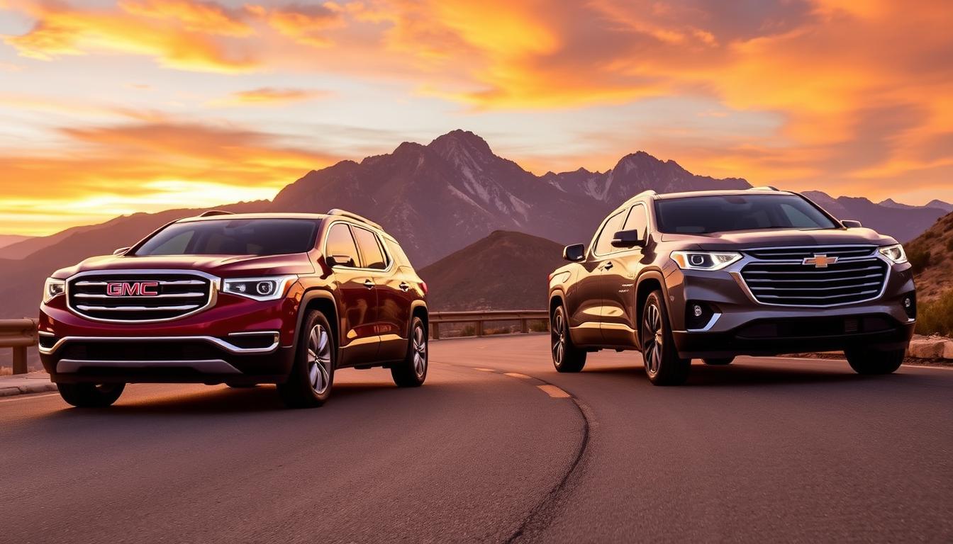 gmc acadia vs chevy traverse