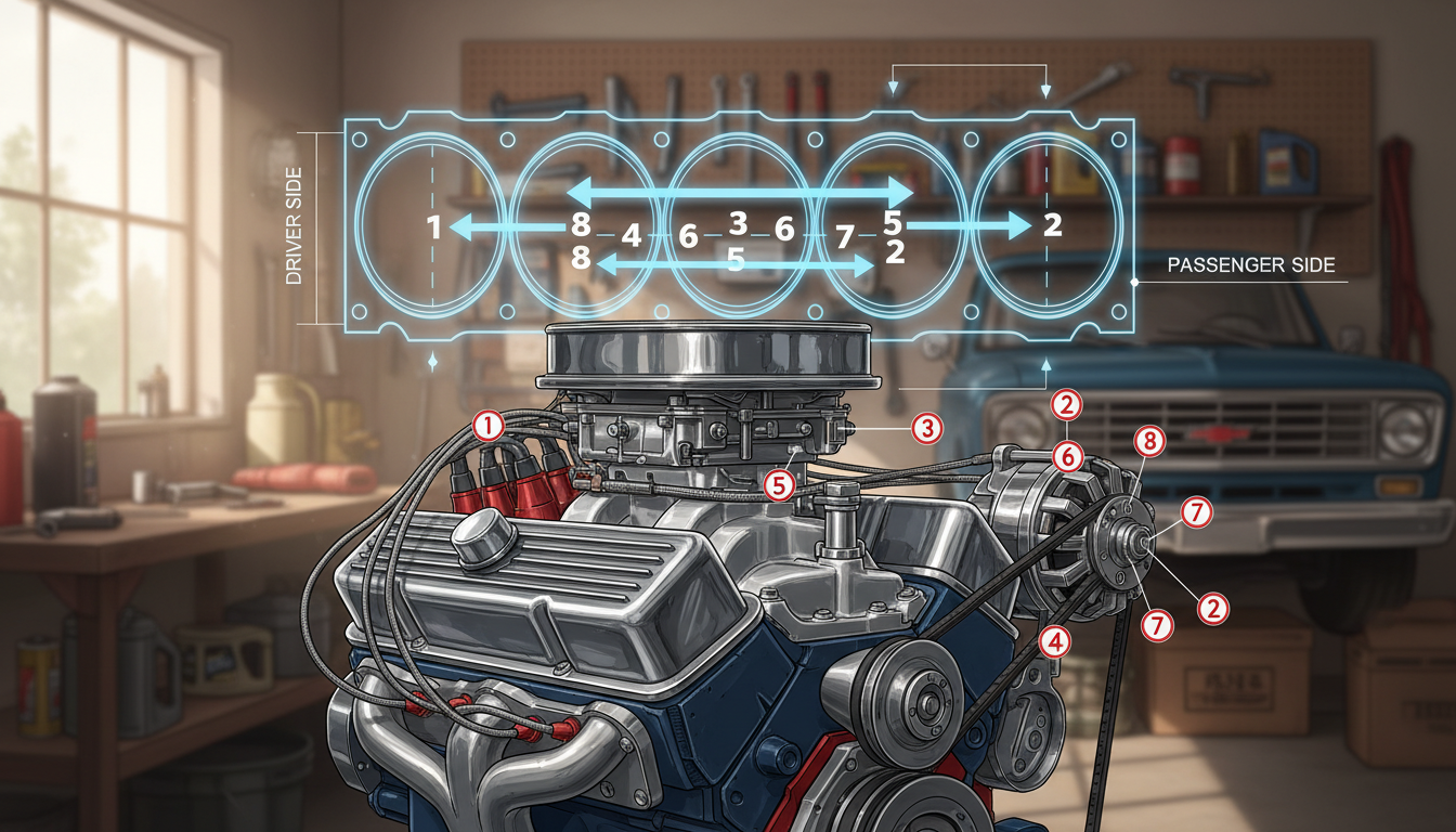 chevy 350 firing order