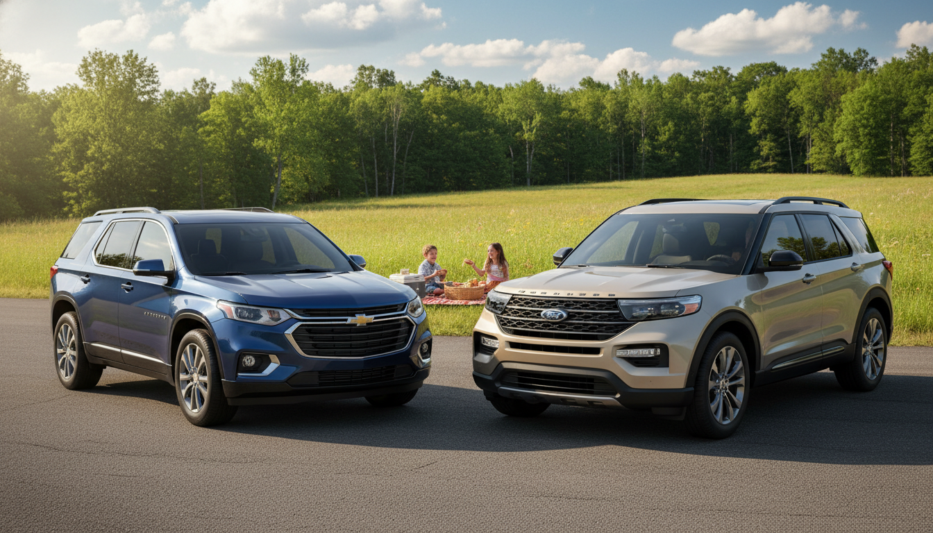 chevy traverse vs ford explorer