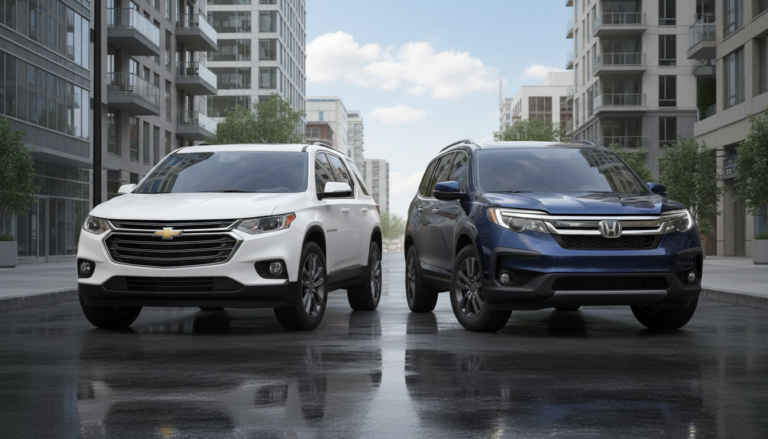 chevy traverse vs honda pilot