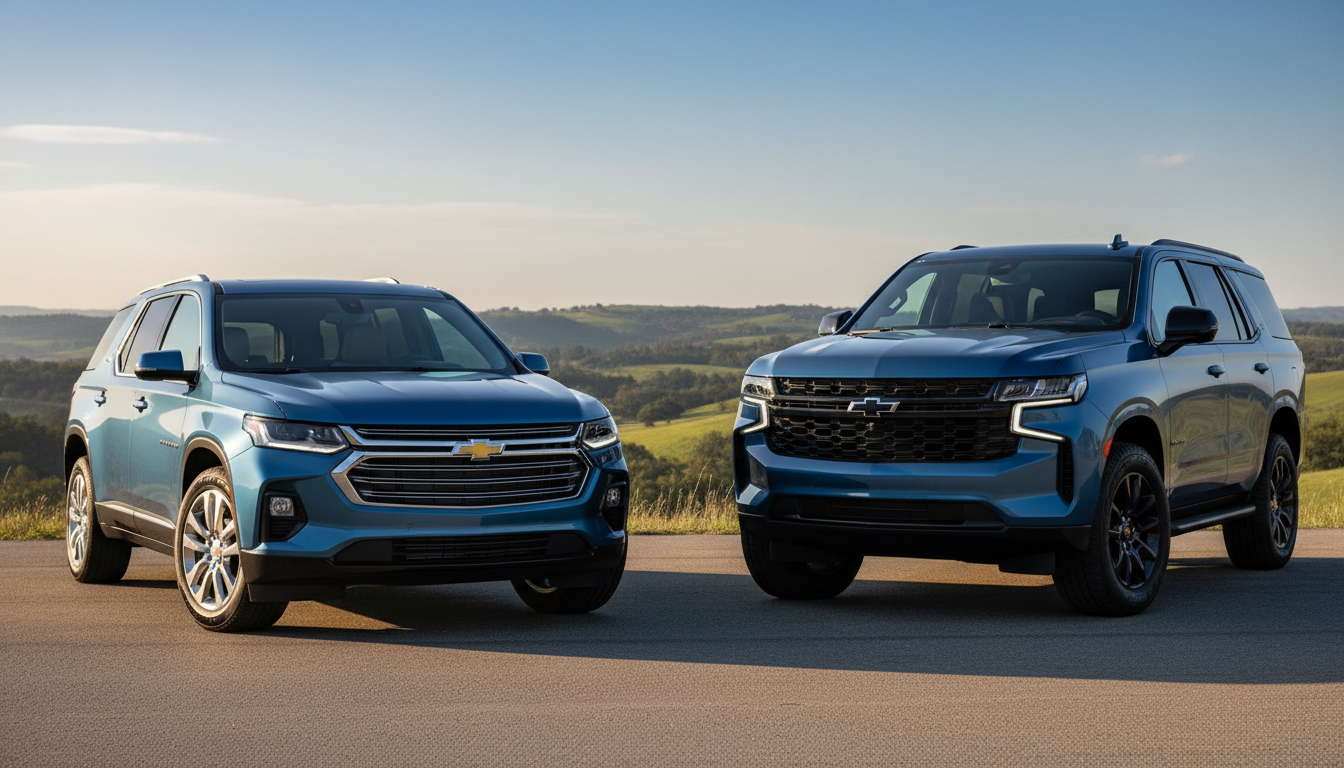 chevy traverse vs tahoe