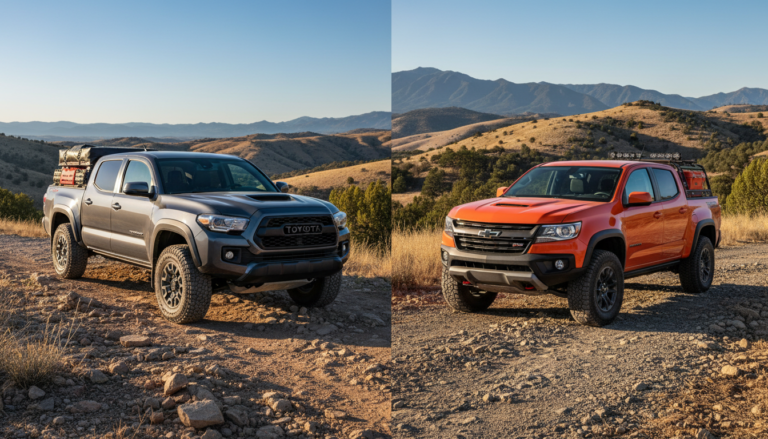 toyota tacoma vs chevy colorado