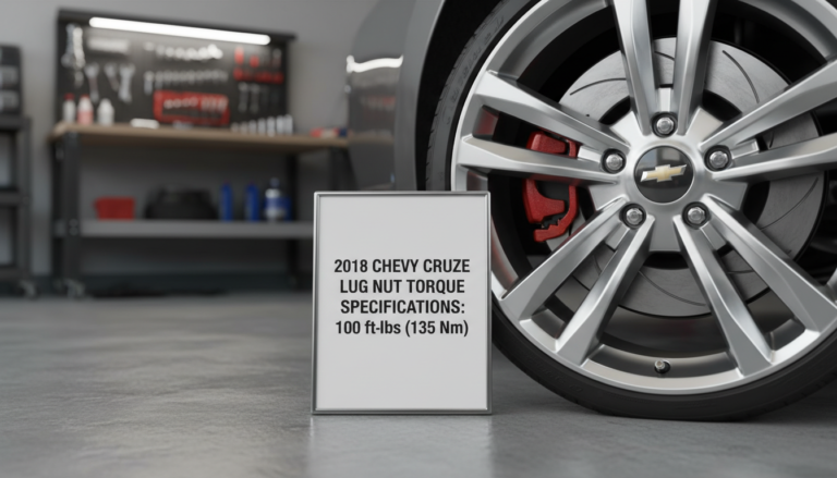 2018 chevy cruze wheel torque specs