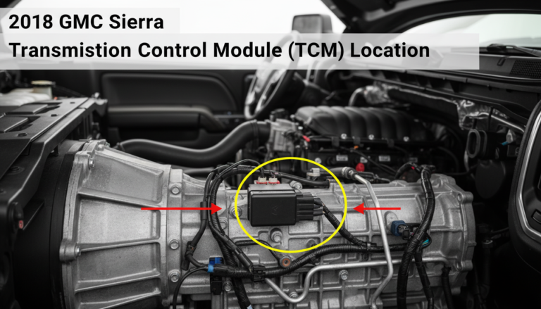 2018 gmc sierra transmission control module location