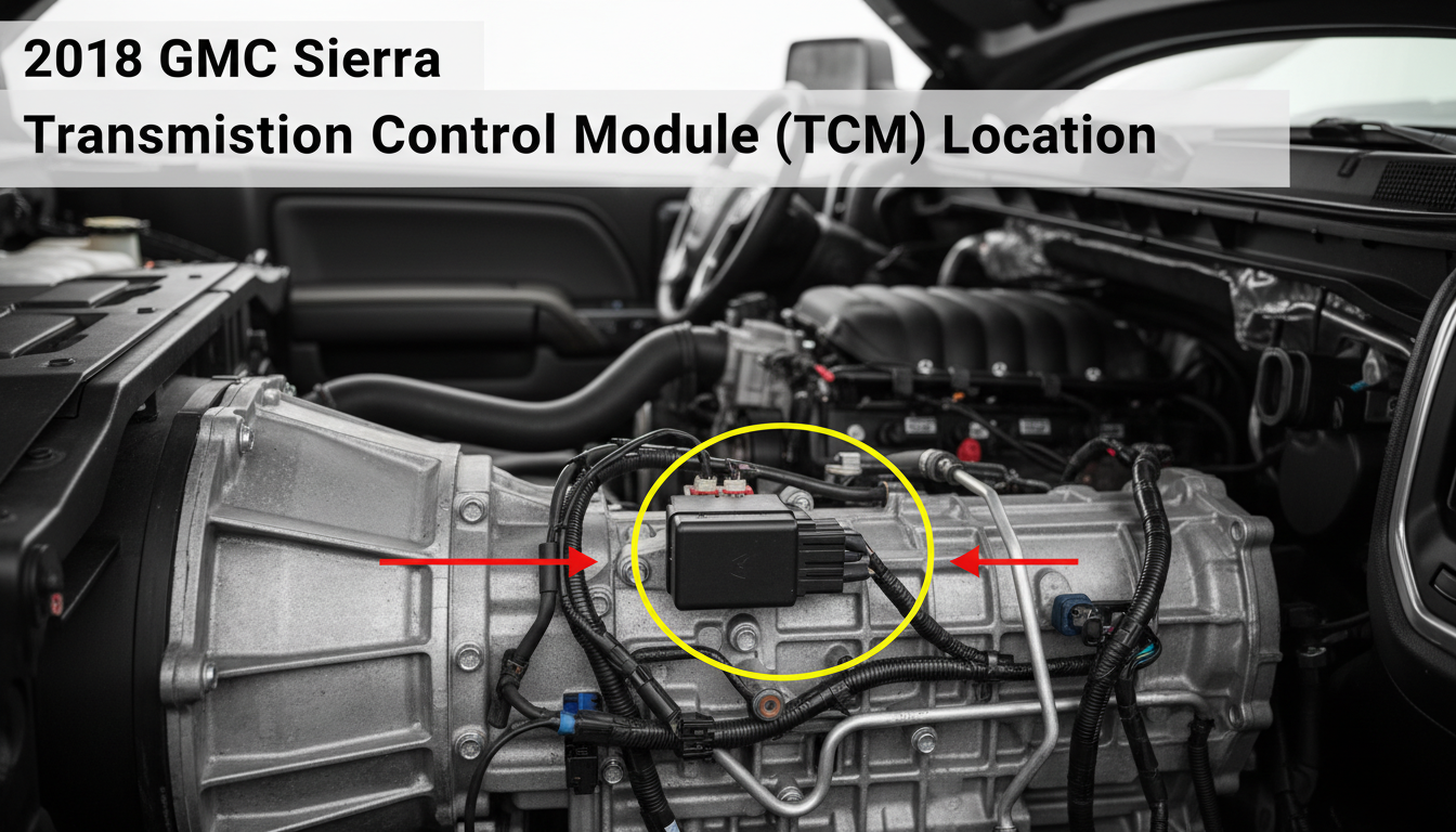 2018 gmc sierra transmission control module location