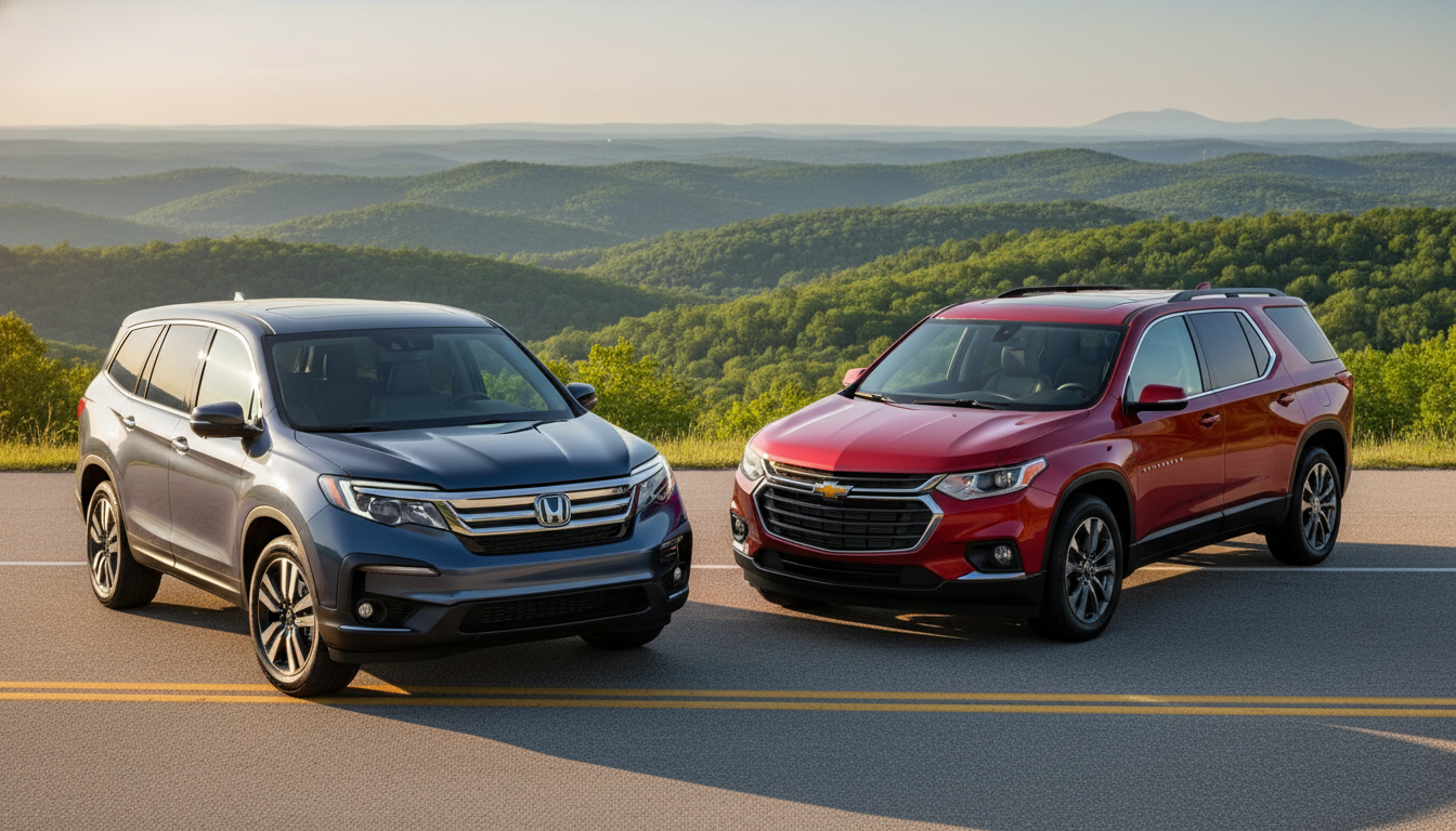 honda pilot vs chevy traverse 2020